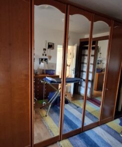 Schlafzimmerschrank massiv Kirschholz 250 cm Neupreis 2900 € Rg. vorh.