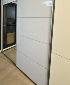 Schwebetürenschrank mit Spiegel 180cm