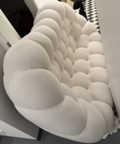 Roche Bobois Bubble 2 Curved 2.5 Seat Fabric CAT. 08 - Farbe elfenbein