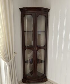 Biedermeier Vitrine Selva Eckvitrine Eckschrank Stilmöbel Barock