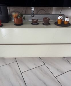 TV Anrichte Hell Elfenbein