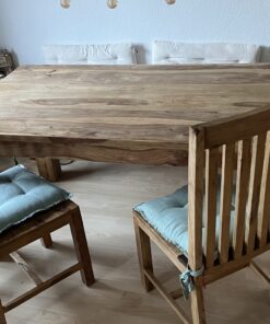 Esszimmertisch mit 2 Stühlen… Sheeshamholz