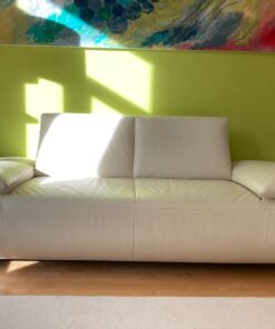 Hochwertiges Ledersofa weiß