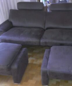 Relaxsofa mit zwei Hocker