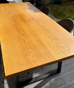 Esstisch Eiche Massiv Baumkante Baumscheibentisch 220cm