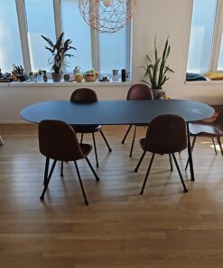 Moderner Esstisch 220cm in mattschwarz