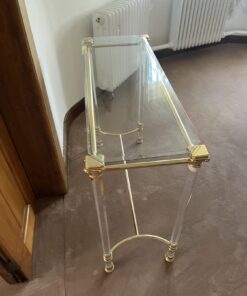 Goldener Beistelltisch