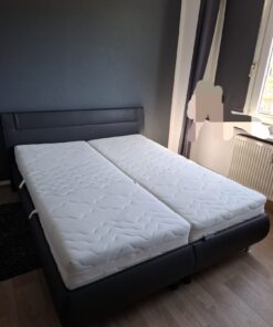 Bett 160x200 mit Bettkasten Lattenrost Matratzen