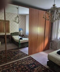 7türiger Kleiderschrank, 4 Türen verspiegelt