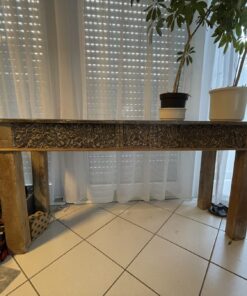 Vintage Wandtisch im indischen Stil aus Sheesham