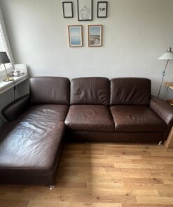 Ledersofa/Schlafcouch Carina Polstermöbel