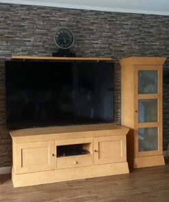 Wohnzimmermöbel Pinie Echtholz Massiv Serie "Cubico" (von Chalet)