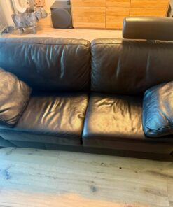 Sehr hochwertige Dickledercouch