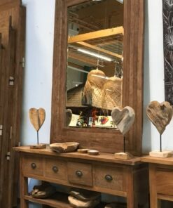 Teak Sideboard mit passendem Teak Spiegel