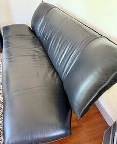Sofa Leolux Tango schwarz aus Leder