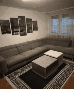Wohnlandschaft/Couch, ausfahrbar