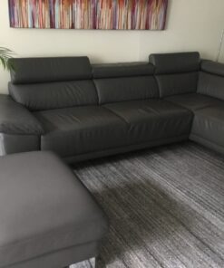 Hochwertiges Ledersofa in L-Form