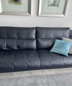 Benz Sofa blau 3tlg.