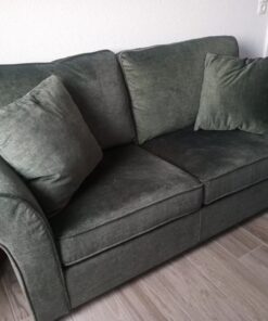 2-Sitzer Sofa Piniengrün, B: 188cm T: 113cm H: 50/90cm