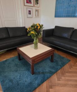 2 Easy Sofa FM-474 DeSede/FSM, Dunkelgraues Leder