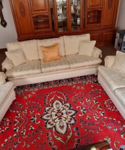 3er Sitzgarnitur - Toni Herne "Bernstein" mit Quasten