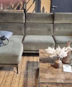 Sofakombi von "Die Wäscherei" Hamburg NEU Samt Sofa mit Ottomane