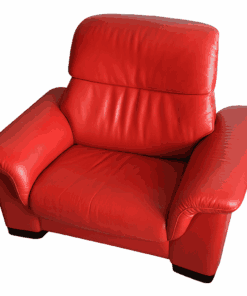 Stressless® Relaxsessel – Paloma-Leder cherry, manuell verstellbar plus Hocker