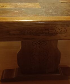 Fliesen -Tisch rustikal