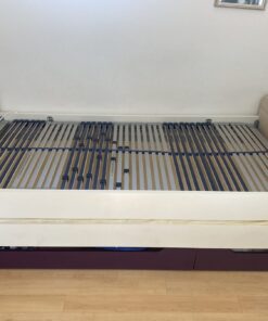 Jugendbett, Welle Möbel inkl. 2 Beistellkästen +Hängeschrank