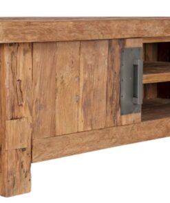 SIT Coral Teak Massivholz Lowboard - 1 Türe / 2 Fächer