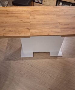 Esstisch + 4 Stühle Wildeiche - Nachbildung