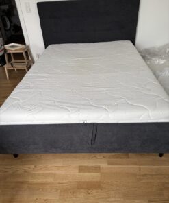 Polsterbett 140x200 cm – mit Lattenrost & Stauraum – Top Zustand