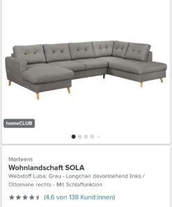Wohnlandschaft Sola