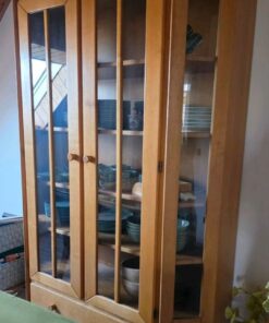 Wohnzimmer Wohnwand Massiv Erle