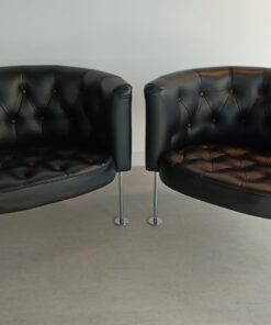 2er-Set Walter Knoll, Haussmann Armchair 310 Black