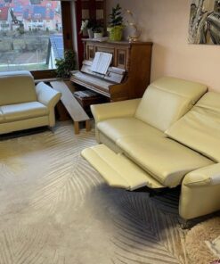 Couchgarnitur , interliving, Leder 2 + 2 1/2 Sitzer