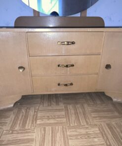 Vintage Spiegelkommode + Nachtschränkchen
