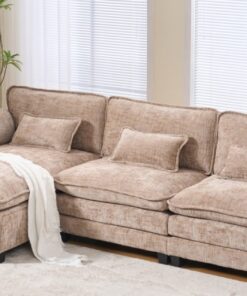 Wunderschönes neues Flieks Eck-Schlafsofa mit USB und Handyhalter