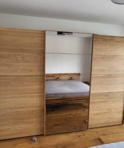 Wiemann Cardiff – Exklusiver Schwebetürenschrank in Eiche Teilmassiv